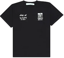 Off-White Oversized Monalisa Graphic Print Tee Black/White Off-White Oversized Monalisa Graphic Print Tee Black/White