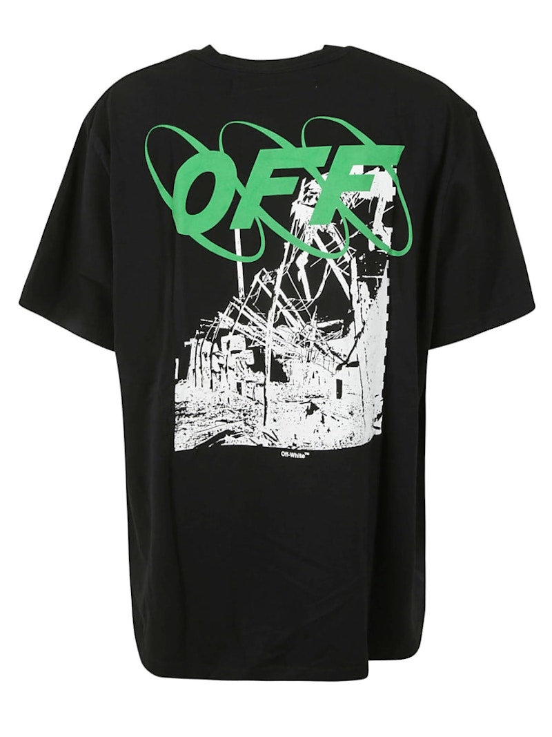Off-White Oversized Ruined Factory T-Shirt Black/White 圖 2