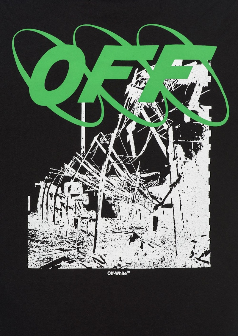 Off-White Oversized Ruined Factory T-Shirt Black/White 圖 3