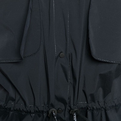 Off-White Oversized Utility Drawstring Logo Gilet Black/White Lookbook Off-White Oversized Utility Drawstring Logo Gilet Black/White