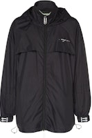 Off-White Oversized Windbreaker Jacket Black/White Off-White Oversized Windbreaker Jacket Black/White