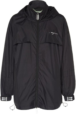 Chaqueta Rompevientos Oversized Off-White Negra/Blanca Buy Chaqueta Rompevientos Oversized Off-White Negra/Blanca