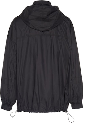 Off-White Oversized Windbreaker Jacket Black/White Order Off-White Oversized Windbreaker Jacket Black/White