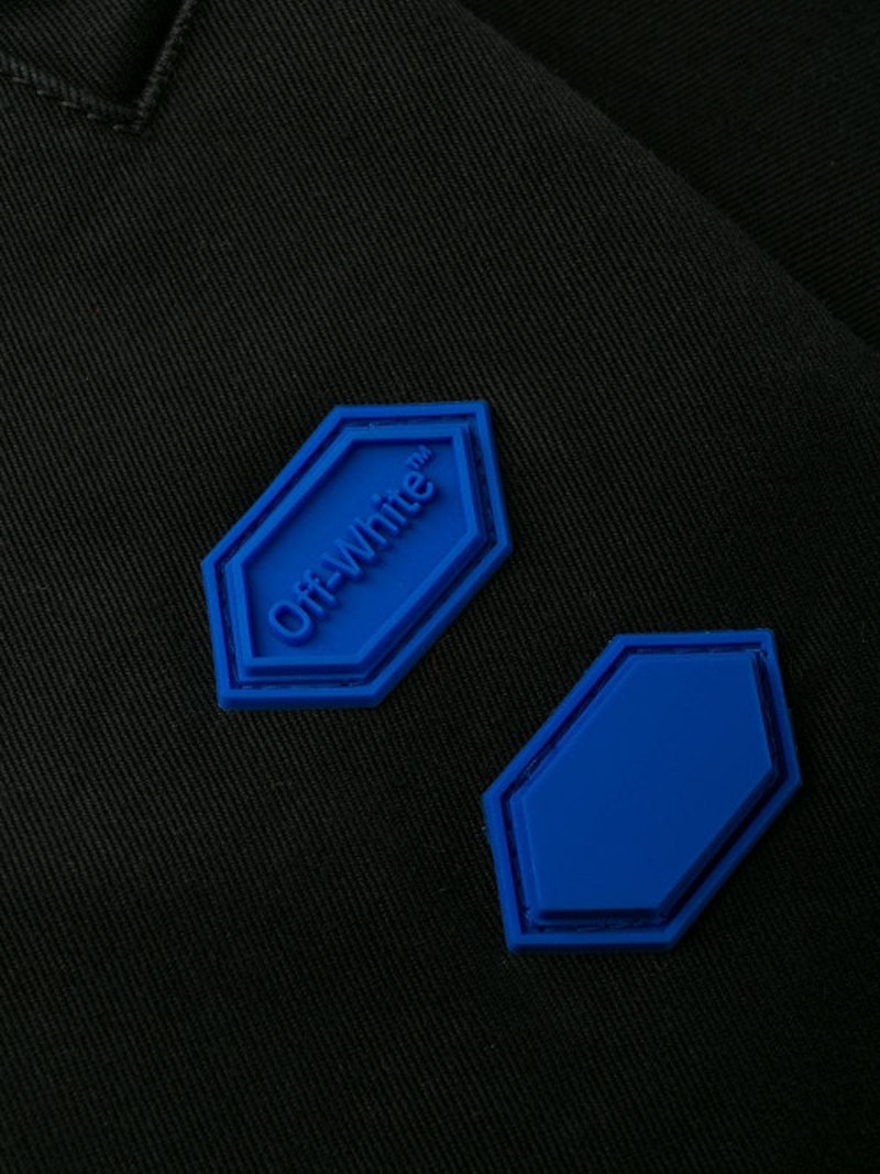 Off-White OW Belted Chino Pants Black 圖 2