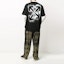 Details for OFF-WHITE Kaos Hitam Graphic Panah dengan Cat Splatter. OMAA038E20JER0031001
