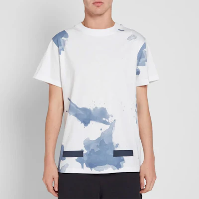 OFF-WHITE 白色泼漆斜纹短袖T恤 OMAA002F161970239932 Shop OFF-WHITE 白色泼漆斜纹短袖T恤 OMAA002F161970239932