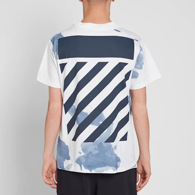 OFF-WHITE 白色泼漆斜纹短袖T恤 OMAA002F161970239932 Purchase OFF-WHITE 白色泼漆斜纹短袖T恤 OMAA002F161970239932