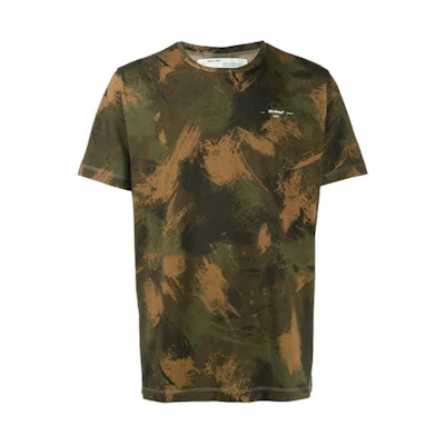 Off-White Paintbrush Camo Tee Multi