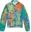 Buy Off-White Painted Distressed Denim Trucker Jacket Multicolor