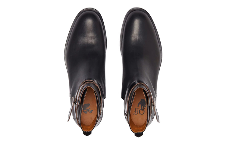 Off-White Paperclip Ankle Boots Black 圖 4