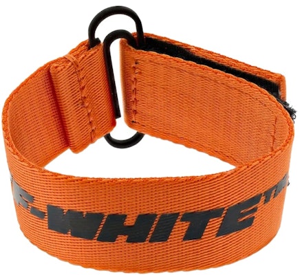 OFF-WHITE 橙黑色紙夾網帶手鏈 Order OFF-WHITE 橙黑色紙夾網帶手鏈