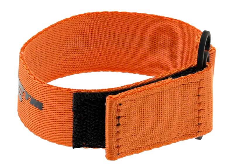 OFF-WHITE Paperclip Webbing Bracelet Orange/Black 圖 3