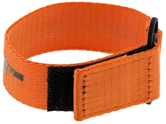 OFF-WHITE 橙黑色紙夾網帶手鏈 Lookbook OFF-WHITE 橙黑色紙夾網帶手鏈