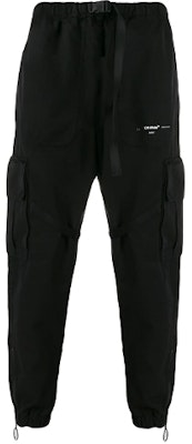 Off-White Parachute Cargo Pants Black/White Buy Off-White Parachute Cargo Pants Black/White