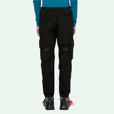 Off-White Parachute Cargo Pants Black/White Lookbook Off-White Parachute Cargo Pants Black/White