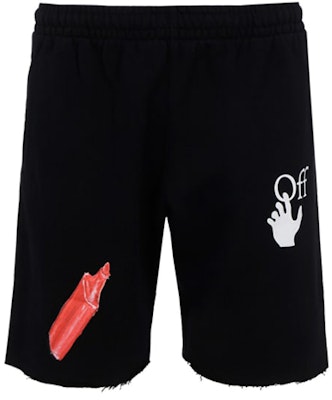 OFF-WHITE Pascal 药品印花黑色短裤 休闲装 OMCI006F20FLE0021001 Buy OFF-WHITE Pascal 药品印花黑色短裤 休闲装 OMCI006F20FLE0021001