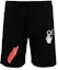 Order OFF-WHITE Pascal 药品印花黑色短裤 休闲装 OMCI006F20FLE0021001
