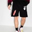 Shop OFF-WHITE Pascal 药品印花黑色短裤 休闲装 OMCI006F20FLE0021001