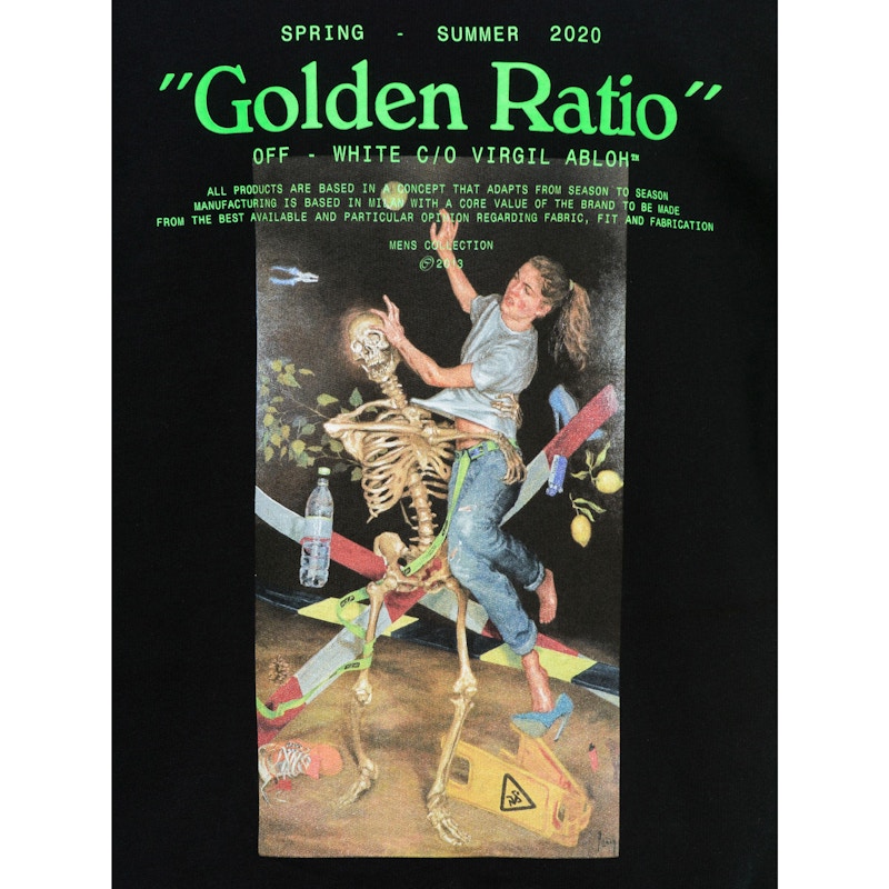 Lookbook Off-White Pascal Golden Ratio Painting Sweatshirt Black/Multicolor