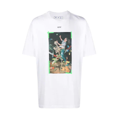 OFF-WHITE Pascal Graphic Tee SS20 White T-Shirt OMAA038F20FAB0150155