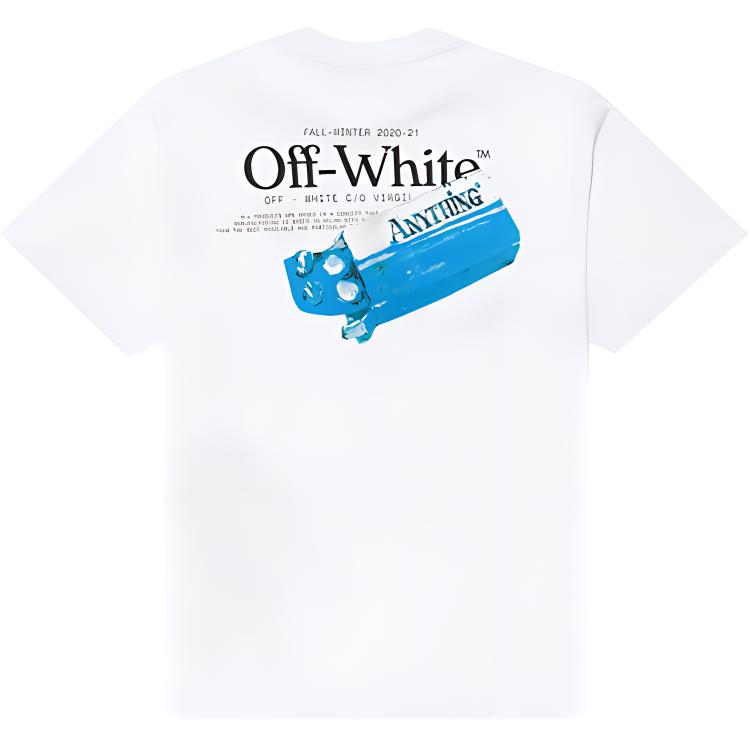 OFF-WHITE Pascal Medicine Printed Crewneck T-Shirt White FW20 OMAA038F20FAB0030110 圖 3
