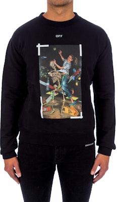Sudadera Gráfica Negra OFF-WHITE Pascal Painting FW20 Pullover. OMBA025F20FLE0121001 Lookbook Sudadera Gráfica Negra OFF-WHITE Pascal Painting FW20 Pullover. OMBA025F20FLE0121001