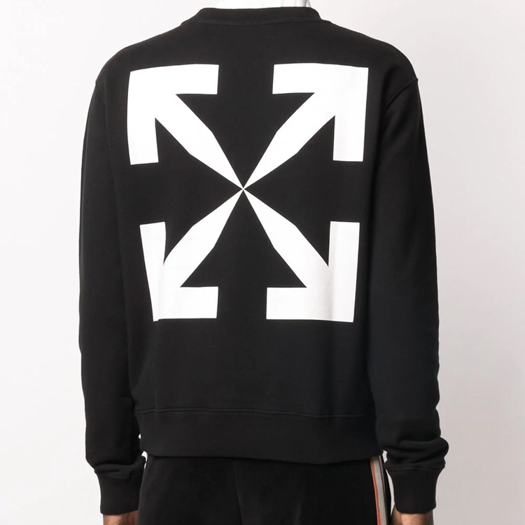 Shop Sudadera Gráfica Negra OFF-WHITE Pascal Painting FW20 Pullover. OMBA025F20FLE0121001