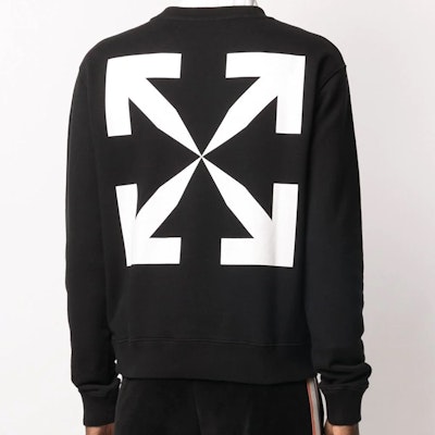 Sudadera Gráfica Negra OFF-WHITE Pascal Painting FW20 Pullover. OMBA025F20FLE0121001 Shop Sudadera Gráfica Negra OFF-WHITE Pascal Painting FW20 Pullover. OMBA025F20FLE0121001