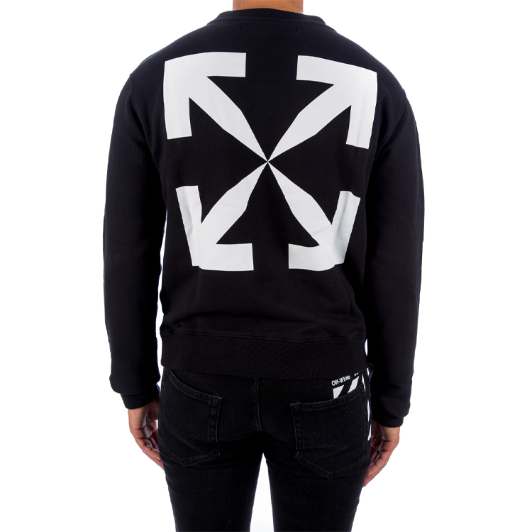 Sizing Sudadera Gráfica Negra OFF-WHITE Pascal Painting FW20 Pullover. OMBA025F20FLE0121001