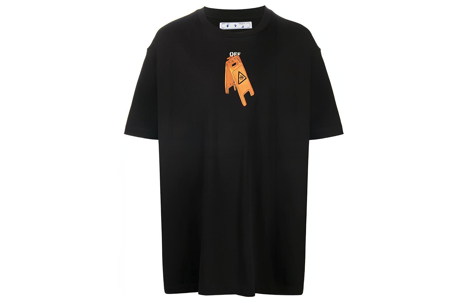 OFF-WHITE Pascal Skull Print Oversized Short Sleeve Tee - Black OMAA038F20FAB0011010 圖 2