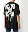 Shop OFF-WHITE Pascal Skull Print Oversized Short Sleeve Tee - Black OMAA038F20FAB0011010