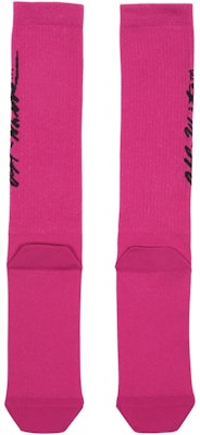 Off-White Pop Socks Fuchsia/Black Order Off-White Pop Socks Fuchsia/Black