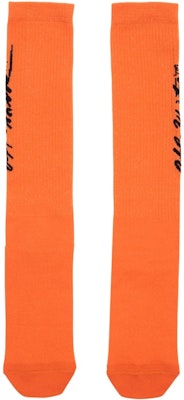 Off-White Pop Socks Orange/Black Buy Off-White Pop Socks Orange/Black