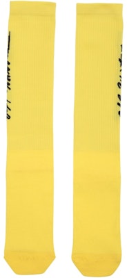 Off-White Pop Socks Yellow/Black Buy Off-White Pop Socks Yellow/Black
