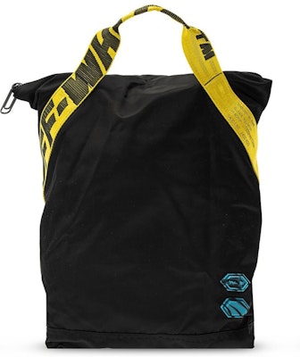 OFF-WHITE Beg Galas Cetakan Logo Applique Hitam/Kuning Buy OFF-WHITE Beg Galas Cetakan Logo Applique Hitam/Kuning