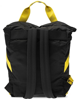 OFF-WHITE Beg Galas Cetakan Logo Applique Hitam/Kuning Order OFF-WHITE Beg Galas Cetakan Logo Applique Hitam/Kuning