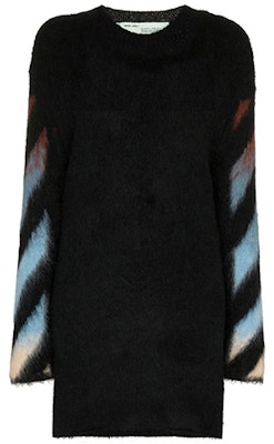 오프화이트 프린티드 니트 드레스 블랙 OWHE009F18B740711088 Order 오프화이트 프린티드 니트 드레스 블랙 OWHE009F18B740711088