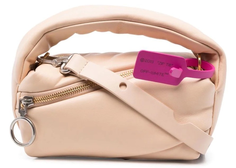 OFF-WHITE Pump Pouch 19 Tote Bag Sand Beige