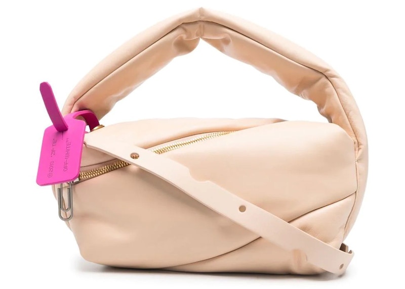 OFF-WHITE Pump Pouch 24 Tote Bag Sand Beige