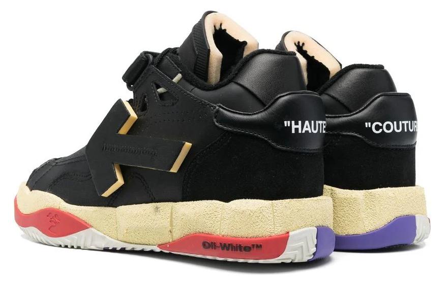 Off-White Puzzle Couture Low 'Black Cream Red' 圖 3