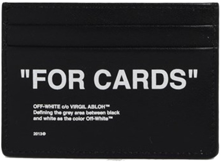 off-white-quote-for-cards-card-holder-2-slot-black