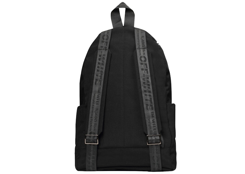 OFF-WHITE Quote Backpack Black-tone Black/White 圖 2