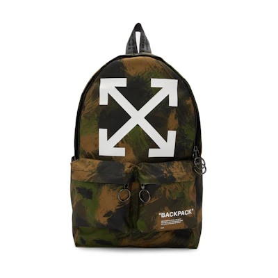 OFF-WHITE Quote Backpack Camo
