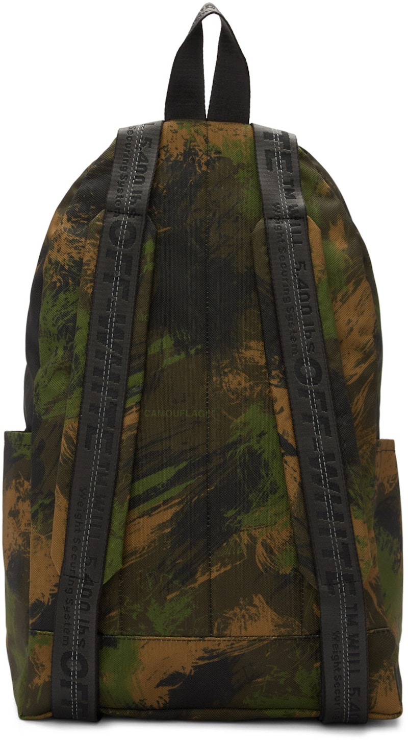Order Mochila OFF-WHITE "Camo Quote" Camuflaje
