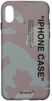 Off-White Quote iPhone X Case (SS19) Camo/Black Off-White Quote iPhone X Case (SS19) Camo/Black