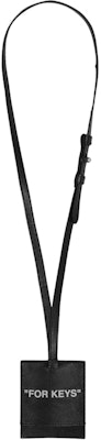 Off-White Quote Key Holder Black/White Buy Off-White Quote Key Holder Black/White