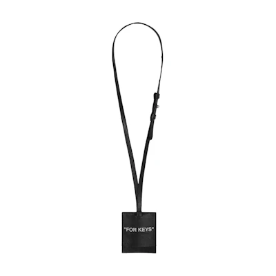 Off-White Quote Key Holder Black/White