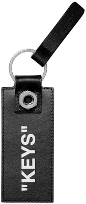 Off-White Quote Keychain Black/White Buy Off-White Quote Keychain Black/White