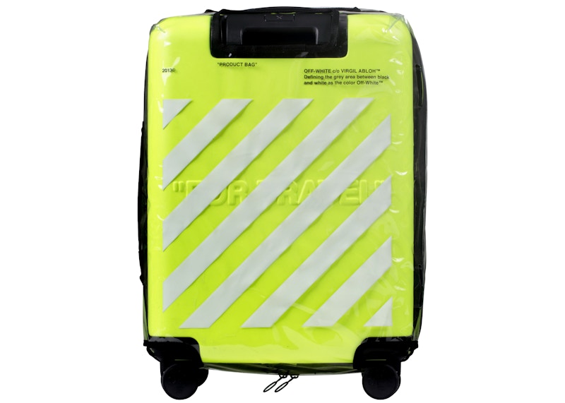 OFF-WHITE Quote Luggage "FOR TRAVEL" Fluo Yellow 圖 2