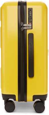 OFF-WHITE Quote Luggage "FOR TRAVEL" Yellow Lookbook OFF-WHITE Quote Luggage "FOR TRAVEL" Yellow